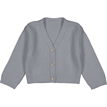 Philo Gender Neutral Cardigan, Mouse Grey - Cardigans - 2