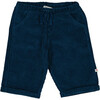 Filou Gender Neutral Drawstrings Pants, Berry Blue - Pants - 1 - thumbnail
