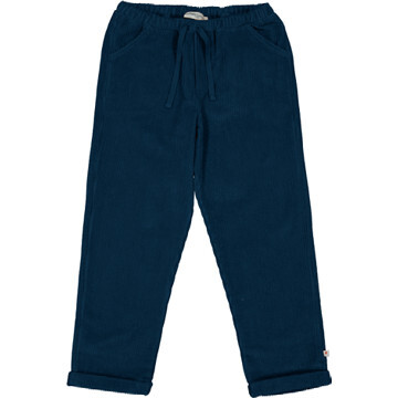 Filou Gender Neutral Drawstrings Pants, Berry Blue