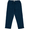 Filou Gender Neutral Drawstrings Pants, Berry Blue - Pants - 2