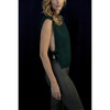Women's Jano Knit 2-Tie Closure Vest, Epica Green - Vests - 2