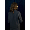 Women's Isabel Solid A-Line Shirt, Navy - Blouses - 3