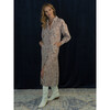 Women's Isadora Mid-Calf Length Dress, Rosewood - Dresses - 4