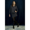 Women's Isabel Solid A-Line Shirt, Navy - Blouses - 4