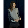 Women's Aline Quilted Zipped Skirt, Navy - Skirts - 9