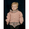Ambre Floral Print Ruffled Collar Blouse, Rosewood - Blouses - 10