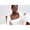 22'' Petite Coffee Bead Necklace, Gold + Silver - Necklaces - 2