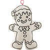 Colorable Snowman and Gingerbread - Coloring - 3