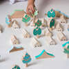 Village Building set - Woodens - 2