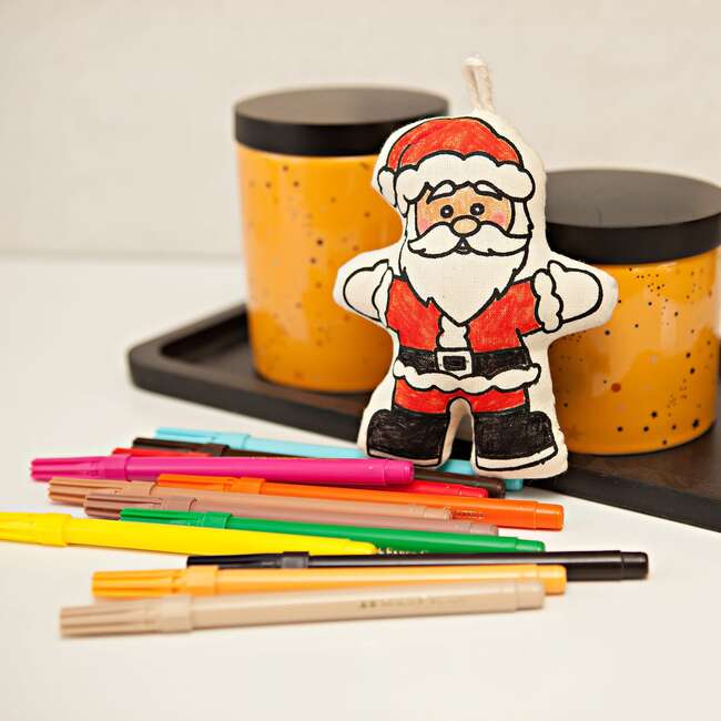 Colorable Santa and Tree - Coloring - 3