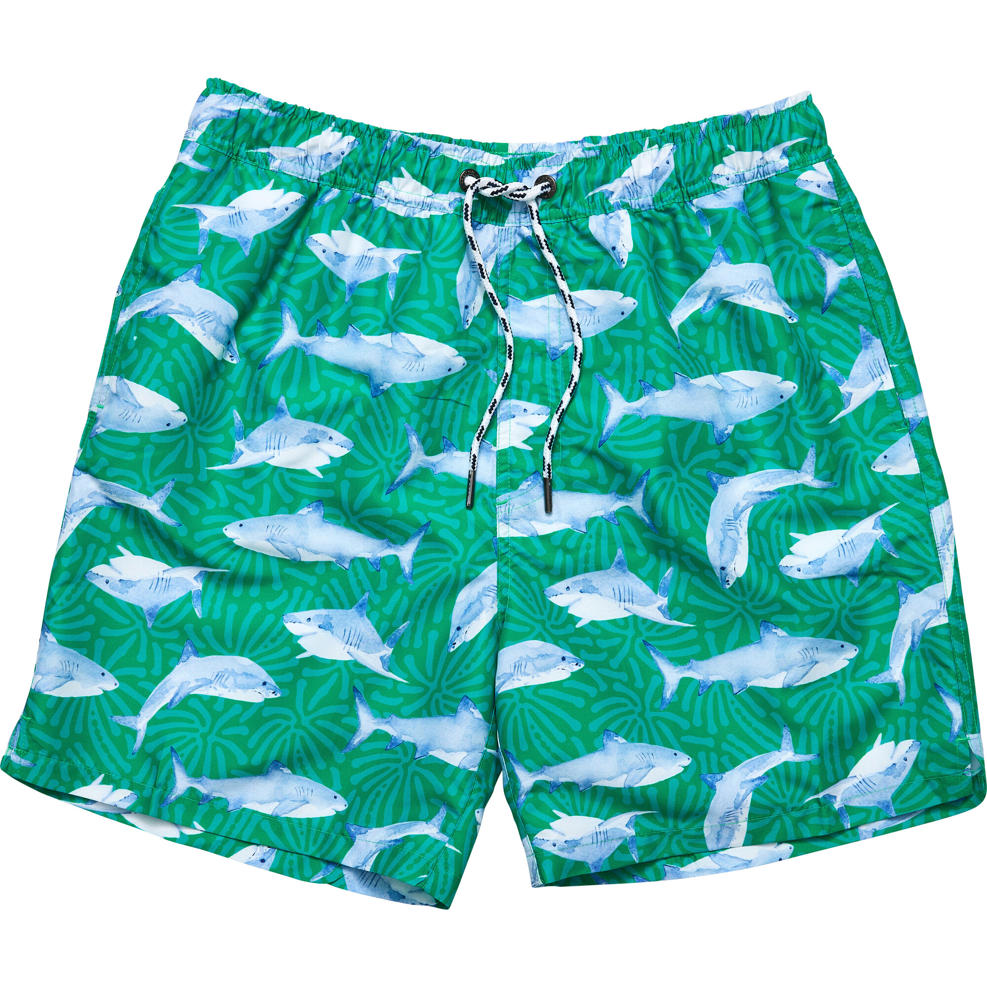 Mens Reef Shark Swim Short - Swim Trunks - 1