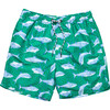 Mens Reef Shark Swim Short - Swim Trunks - 1 - thumbnail