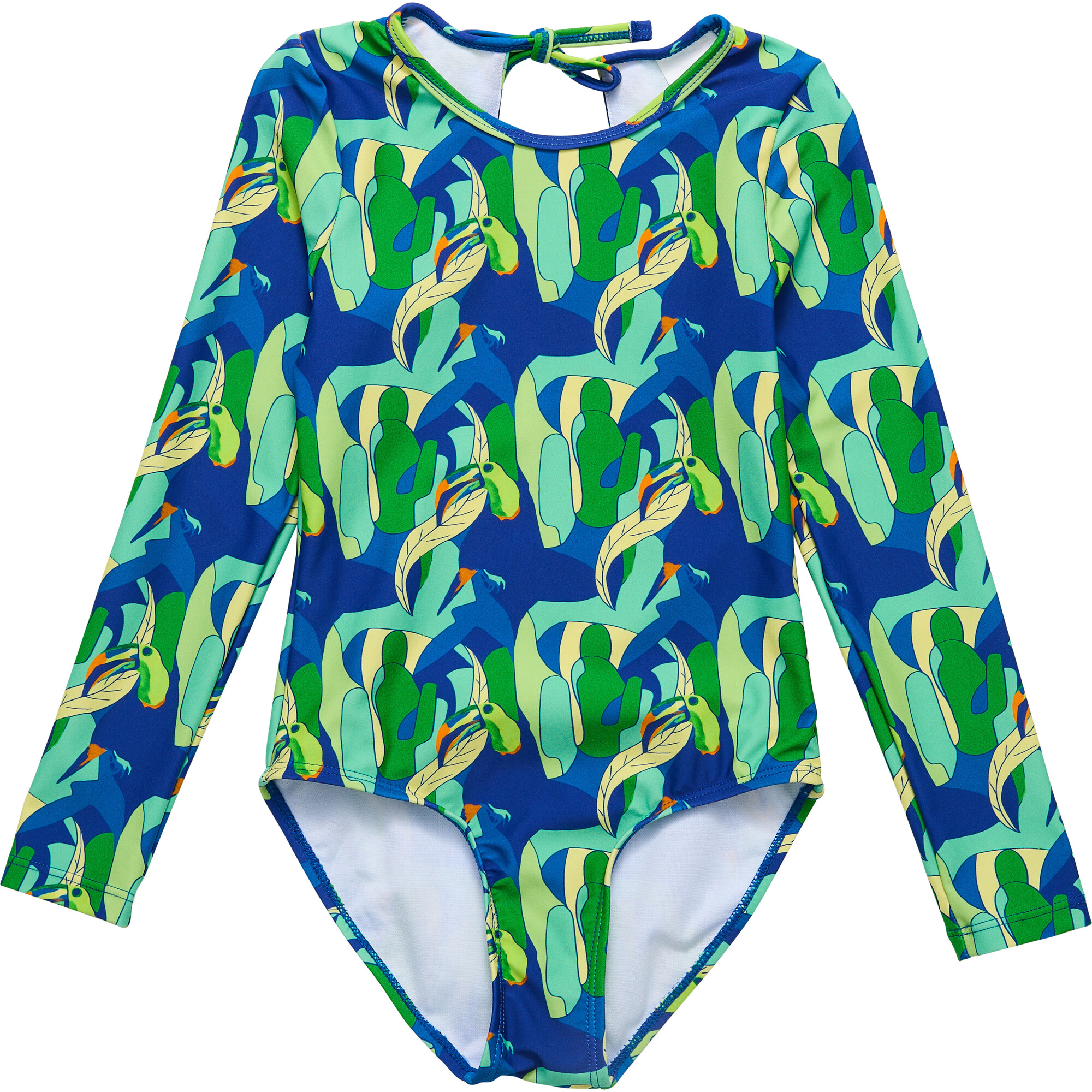 Toucan Jungle Sustainable Keyhole Surf Suit - One Pieces - 1