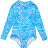 Santorini Blue LS Surf Suit - One Pieces - 1 - thumbnail