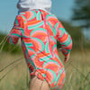 Geo Melon Sustainable LS Surf Suit - One Pieces - 6