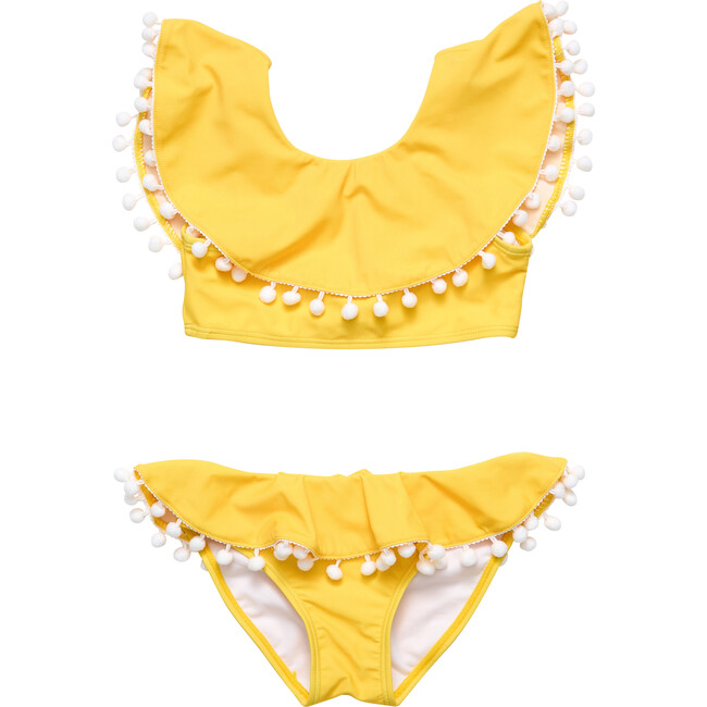 Hello Yellow Flounce Bikini