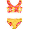 Pop of Sunshine Frill Crop Bikini - Two Pieces - 1 - thumbnail