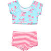 Lighthouse Island Sustainable  Crop SS Rash Top Set - Two Pieces - 1 - thumbnail