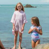 Sunset Pink Beach Poncho - Cover-Ups - 2