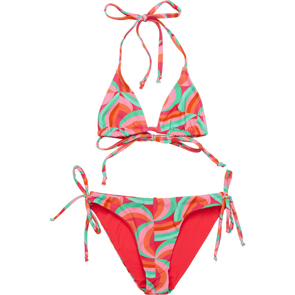 Geo Melon Sustainable Triangle Bikini - Snapper Rock Swim | Maisonette