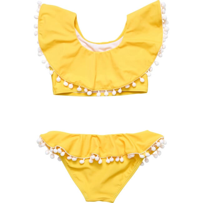 Hello Yellow Flounce Bikini - Two Pieces - 3