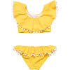 Hello Yellow Flounce Bikini - Two Pieces - 3