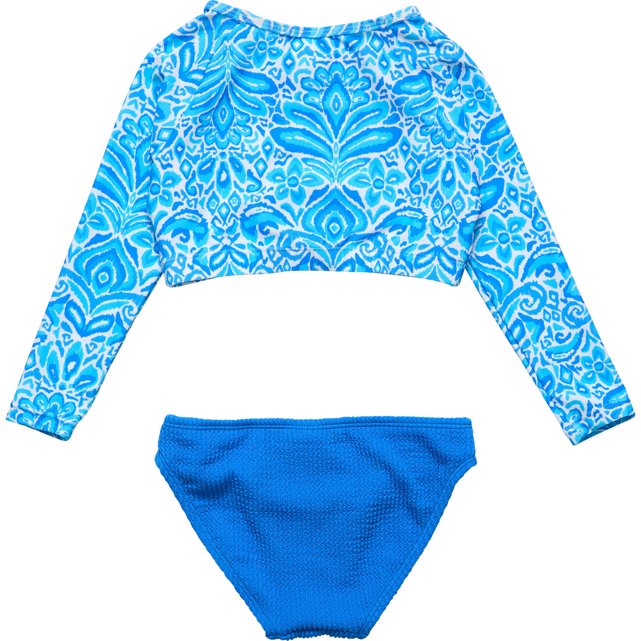 Santorini Blue Crop LS Rash Set - Snapper Rock Swim | Maisonette