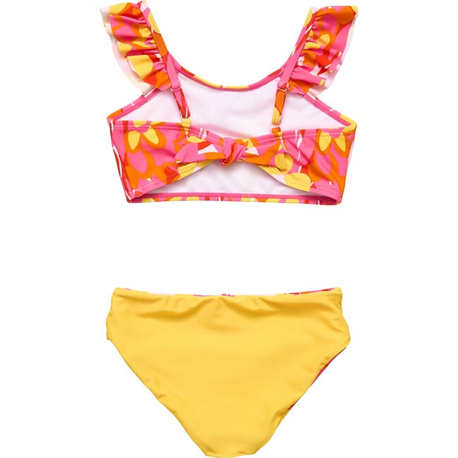 Pop of Sunshine Frill Crop Bikini - Two Pieces - 3