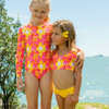 Pop of Sunshine Crop SS Rash Top Set - Two Pieces - 4