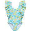 Lemon Drops Wide Frill Swimsuit - One Pieces - 1 - thumbnail