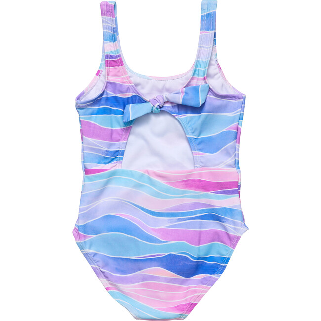 Water Hues Tie Back Swimsuit - One Pieces - 3