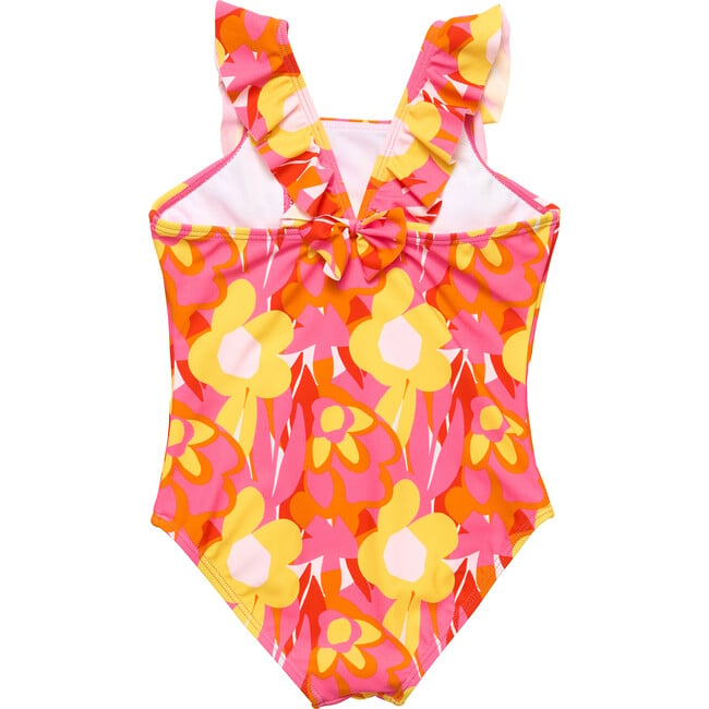 Pop of Sunshine Ruffle Shoulder Swimsuit - One Pieces - 2