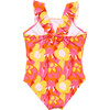 Pop of Sunshine Ruffle Shoulder Swimsuit - One Pieces - 2