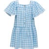 Cornflower Gingham Beach Dress - Cover-Ups - 3