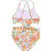 Hawaiian Luau Sustainable Cut Out Swimsuit - One Pieces - 3