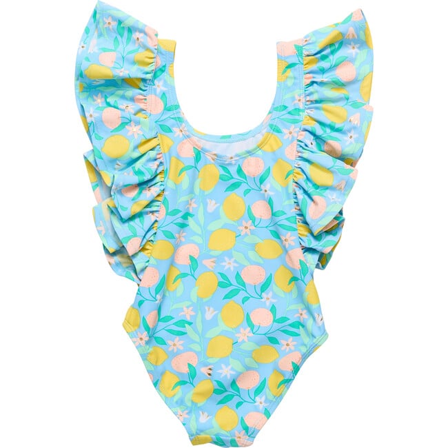 Lemon Drops Wide Frill Swimsuit - One Pieces - 3