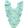 Lemon Drops Wide Frill Swimsuit - One Pieces - 3