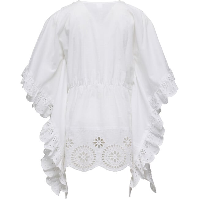 Cesci White Eyelet Cover Up - Cover-Ups - 3