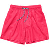 Vintage Red Comfort Lined Swim Short - Swim Trunks - 1 - thumbnail