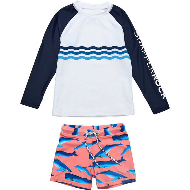 Whale Tail LS Baby Set