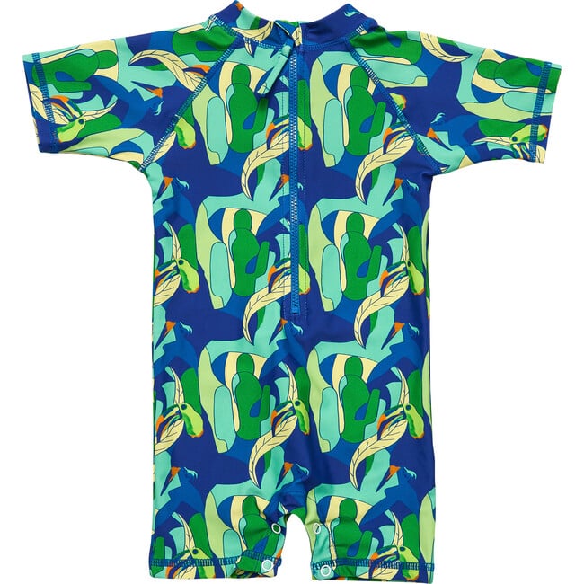 Toucan Jungle Sustainable SS Sunsuit - Onesies - 3