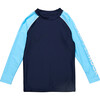 Navy Light Blue Sleeve LS Rash Top - Rash Guards - 1 - thumbnail