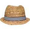 Beach Stripe Fedora - Hats - 1 - thumbnail