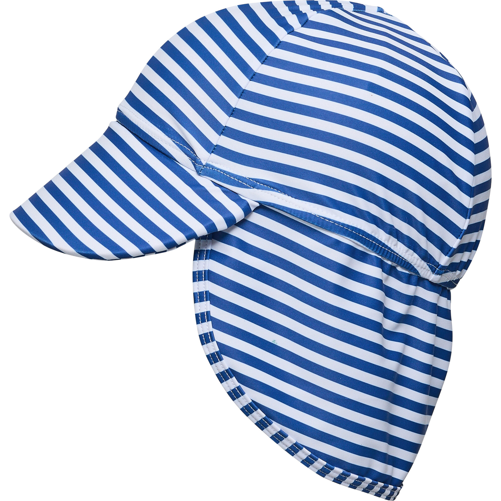 Denim Stripe Floating Flap Hat - Hats - 1