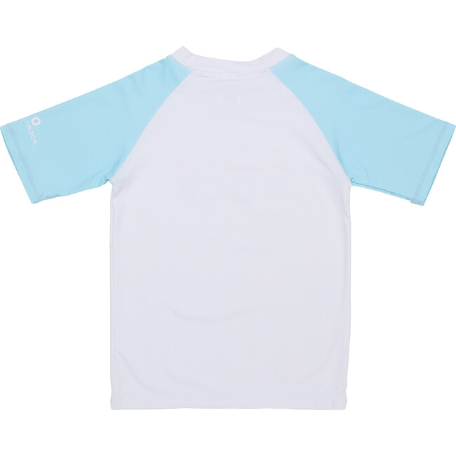 Light Blue Sleeve Sustainable SS Rash Top - Rash Guards - 3