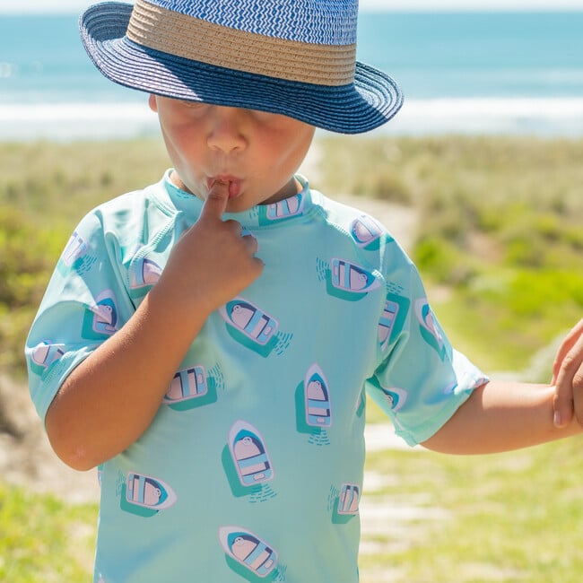 Shades of Blue Fedora - Hats - 2