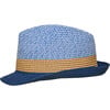 Shades of Blue Fedora - Hats - 3