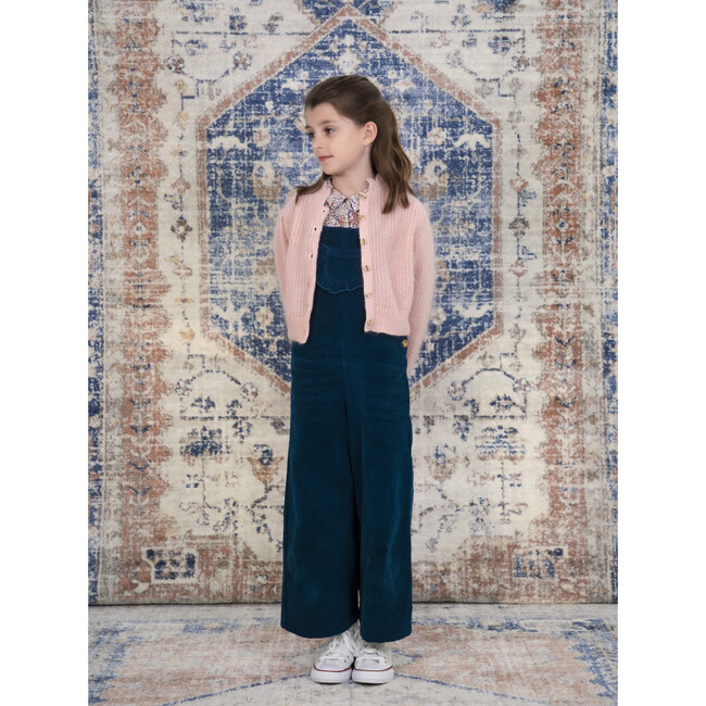 Lila Petal Collar Cardigan, Milkshake - Cardigans - 2