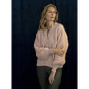 Women's Lila Petal Collar Cardigan, Milkshake - Cardigans - 2