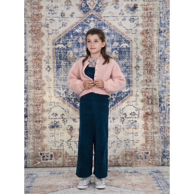Lila Petal Collar Cardigan, Milkshake - Cardigans - 3